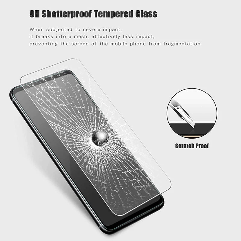 4PCS Tempered Glass for Motorola Moto G10 G20 G30 G50 G60 G100 G200 G31 G41 G51 G71 G22 G52 G82 E40 E20 Screen Protector Film