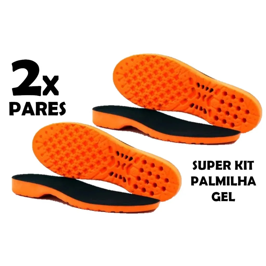 Kit 2 Pos Gel Insole For Those Working Up To 12 Hours Standing Ideal for Boots and Quats