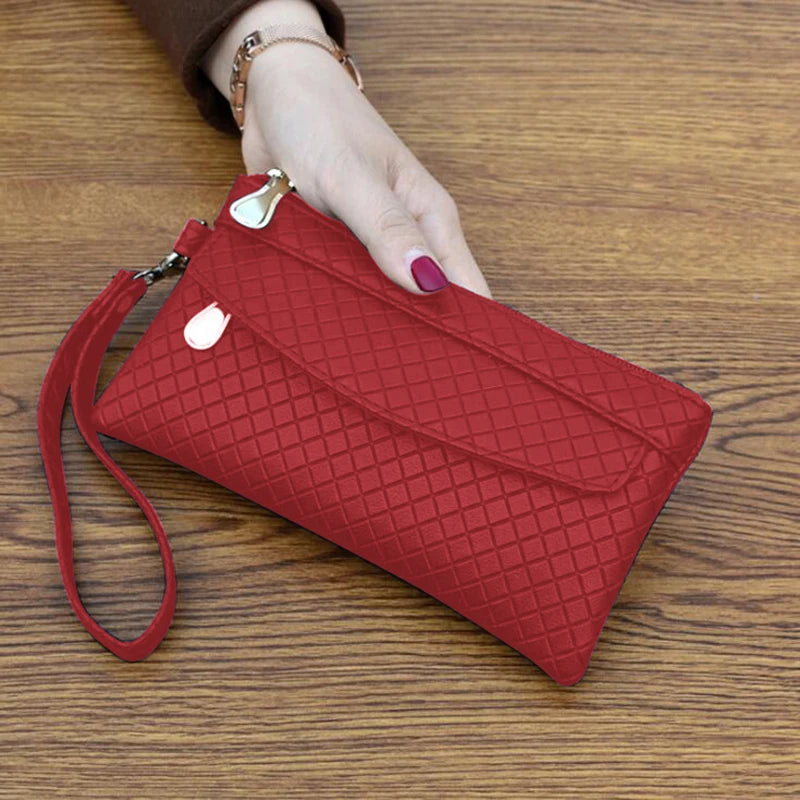 New Fashion PU Leather Women Wallet Clutch Women's Purse Best Phone Wallet Female Case Phone Pocket Carteira Femme