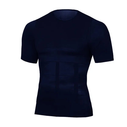 Men's Slimming Shaper Posture Vest Male Tummy Abdomen Corrector Compression Body Modeling Fat Burner Chest Tummy Shirt Corset