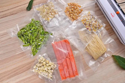 saengQ Electric Vacuum Sealer Packaging Machine For Home Kitchen Including 15pcs Food Saver Bags Commercial Vacuum Food Sealing