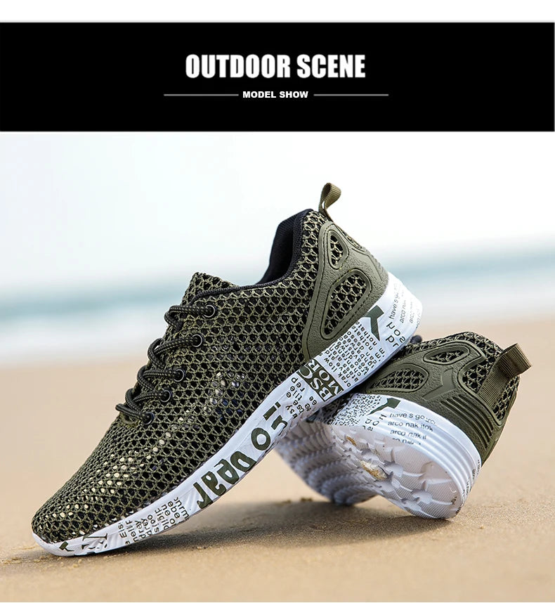 Hight Quality Summer Mens Casual Shoes Aqua Shoes Origin Air Mesh Sneakers Fashion Foam Sport Footwear Beach Shoes Water Shoes