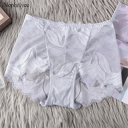 M/XL Women Panties Sexy Lace Underwear Transparent Boyshort Lingerie Female Seamless Briefs Underpants S000538