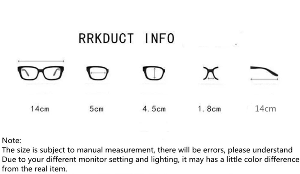 Elbru Anti-blue Light Myopia Glasses Frame Men Women Transparent Vision Protection Eyeglasses Unisex Non-prescription Glasses