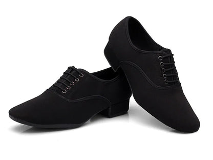 Men‘s Dance-Shoes Ballroom Latin Dance Shoes For Men Male Modern Jazz Tango Dancing Shoes Salsa Practise Shoe Black