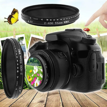 Adjustable Fader Variable ND Filter ND2 to ND400 Neutral Density for Camera Lens filtro nd 37/43/46/49/52/55/58/62/67/72/77/82mm