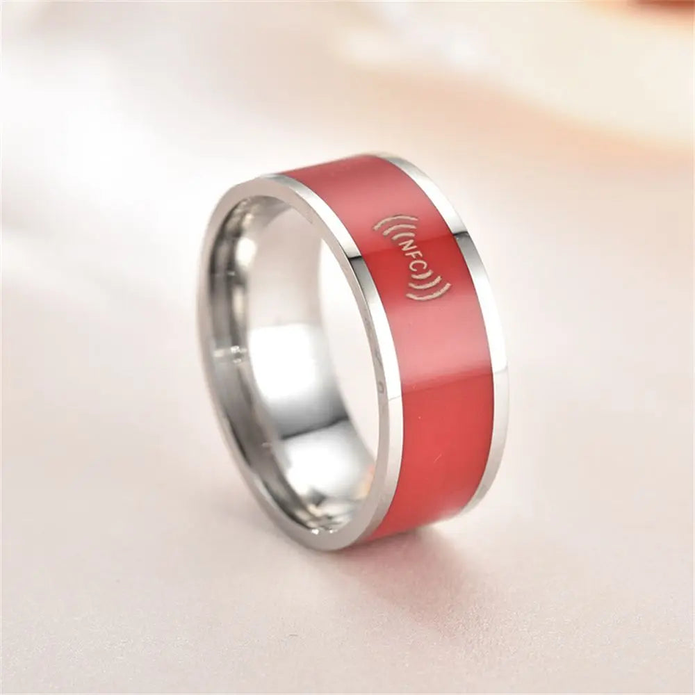 NFC Smart Finger Ring Women Man Waterproof Intelligent Wear Connect Android Phone Equipment Fashion Rings