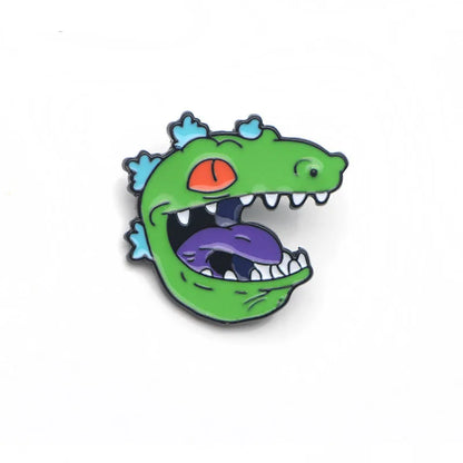 LT329 Monsters Cartoon Anime Enamel Pin Movie Brooches Bag Lapel Pin Cartoon Holiday Badge Jewelry Gift for Kids Friends