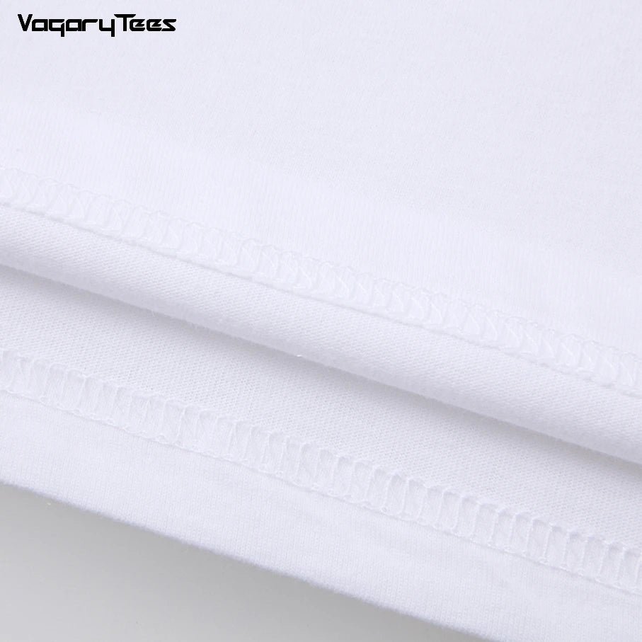 Vagarytees 2022 Cassette tape & Pencil t-shirt homme summer new short t shirt men white casual tshirt unisex streetwear