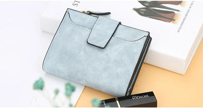 Baellerry Wallet Women Leather Luxury Card Holder Clutch Casual Women Wallets Zipper Pocket Hasp Ladies Wallet Female Purse