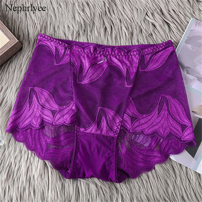 M/XL Women Panties Sexy Lace Underwear Transparent Boyshort Lingerie Female Seamless Briefs Underpants S000538