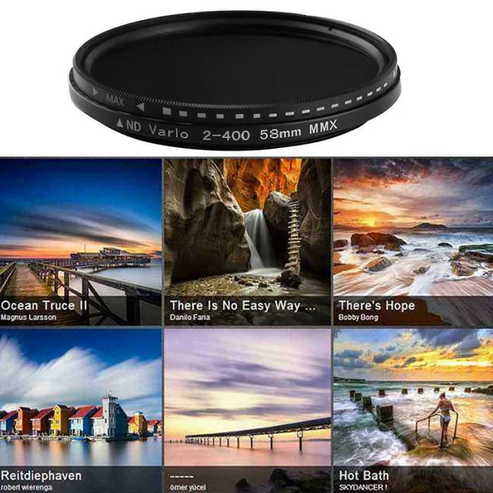 Adjustable Fader Variable ND Filter ND2 to ND400 Neutral Density for Camera Lens filtro nd 37/43/46/49/52/55/58/62/67/72/77/82mm