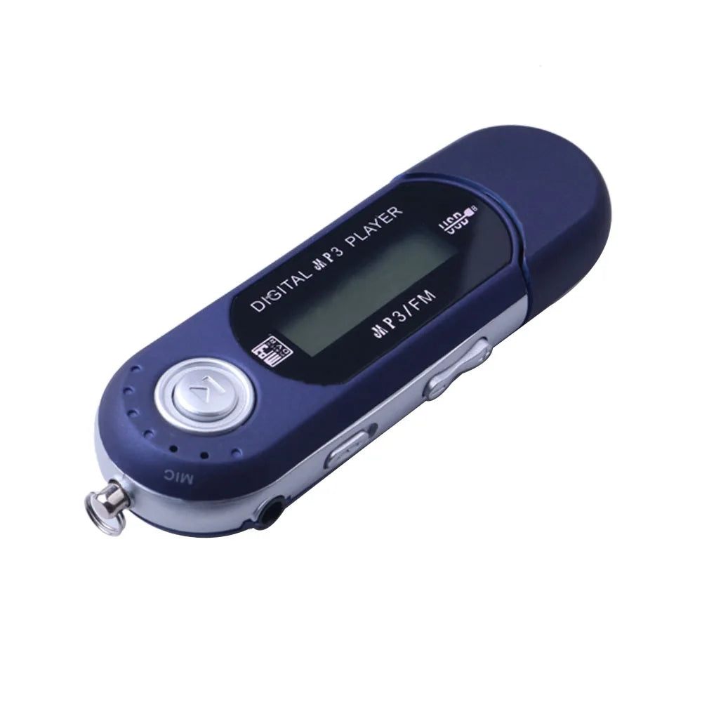 Mini MP3 Player USB 2.0 Flash Drive LCD MP3 Music Player With FM Radio Function Quality MP3 Player