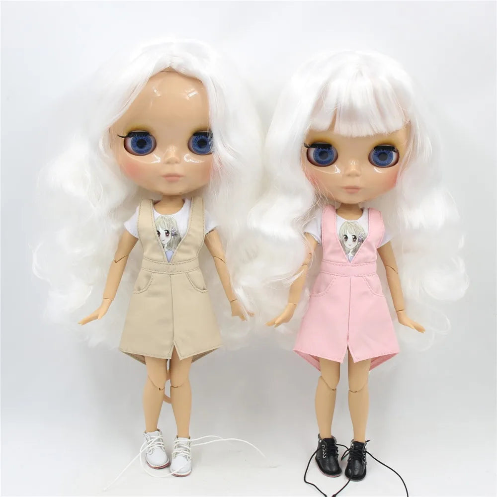 ICY DBS Blyth doll 1/6 bjd tan skin joint body shiny face 30cm toy girls gift