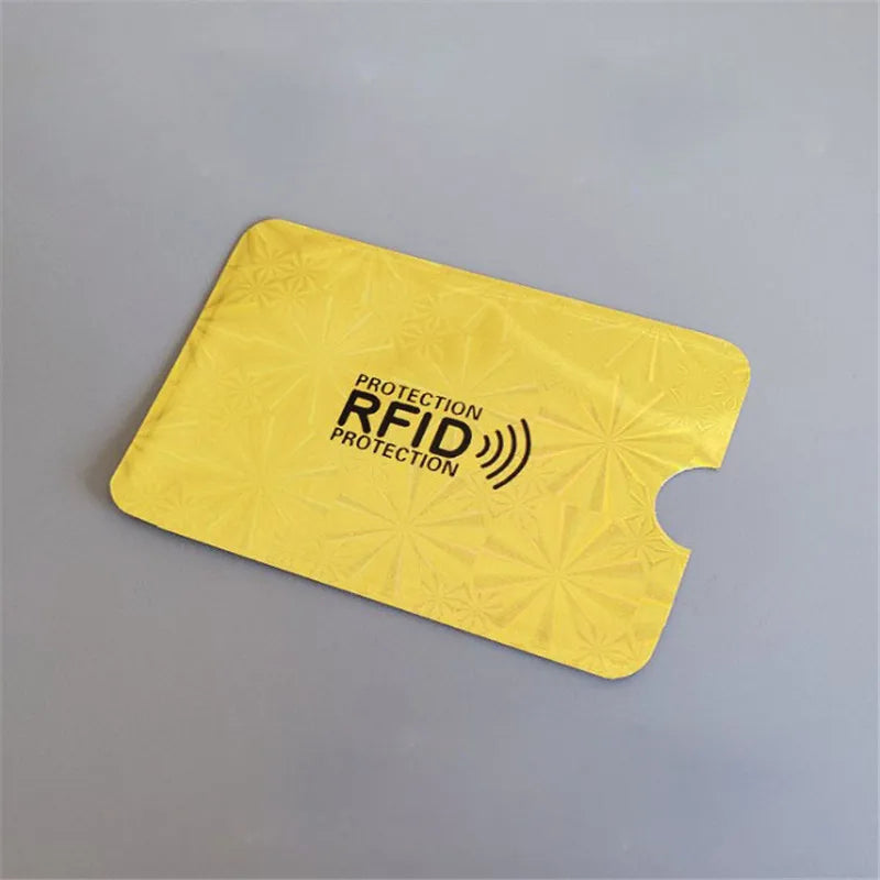 5Pcs Anti Theft for RFID Credit Card Protector Blocking Cardholder Sleeve Skin Case Covers Protection Bank Card Case NFC