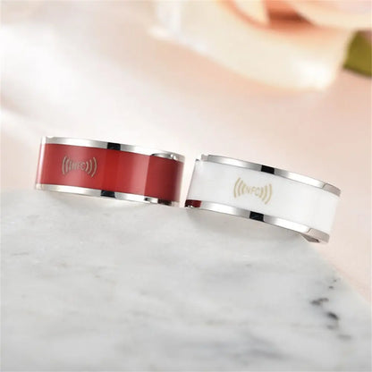 NFC Smart Finger Ring Women Man Waterproof Intelligent Wear Connect Android Phone Equipment Fashion Rings