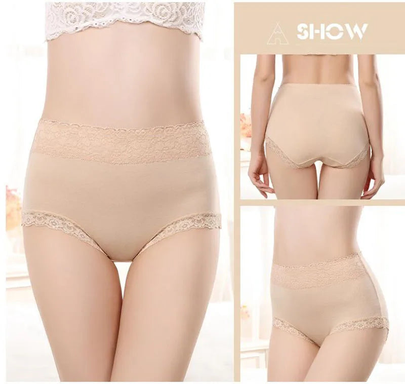 Sexy Panties Women Underwear High Waist Cotton Briefs String Plus Size Calcinha Breathable Lingeries Panty Shorts Underpant Lady