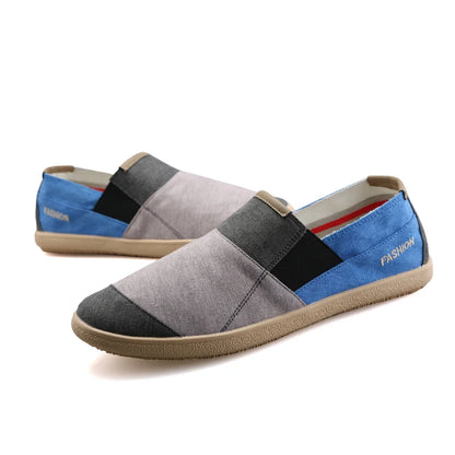 Men Causal Shoes Trend Slip On Loafers Men Linen Flat Canvas Man Shoes Summer New Espadrilles Men Casual Shoes Men's Sneakers