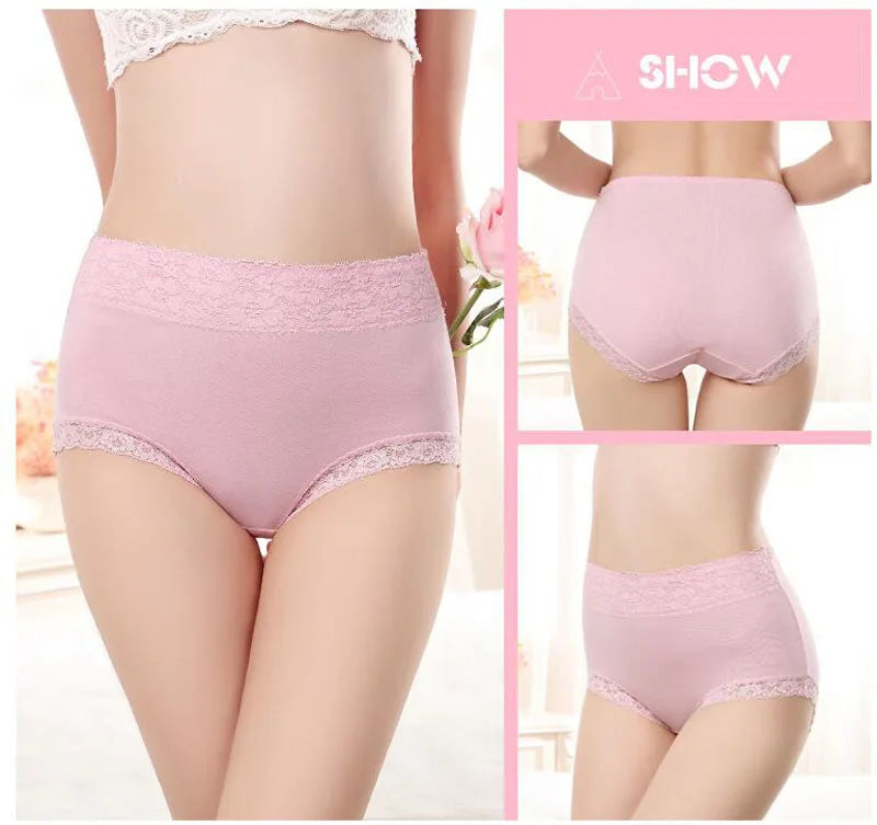 Sexy Panties Women Underwear High Waist Cotton Briefs String Plus Size Calcinha Breathable Lingeries Panty Shorts Underpant Lady