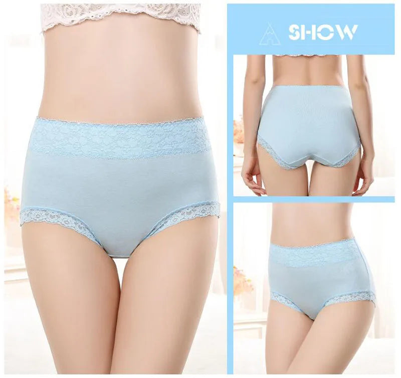 Sexy Panties Women Underwear High Waist Cotton Briefs String Plus Size Calcinha Breathable Lingeries Panty Shorts Underpant Lady