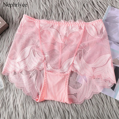 M/XL Women Panties Sexy Lace Underwear Transparent Boyshort Lingerie Female Seamless Briefs Underpants S000538