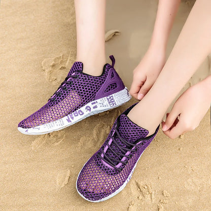 Hight Quality Summer Mens Beach Shoes Outdoor Sandals Air Mesh Sneaker Fashion Women Foam Sport Aqua Footwear Water Light Weight