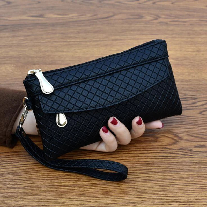 New Fashion PU Leather Women Wallet Clutch Women's Purse Best Phone Wallet Female Case Phone Pocket Carteira Femme