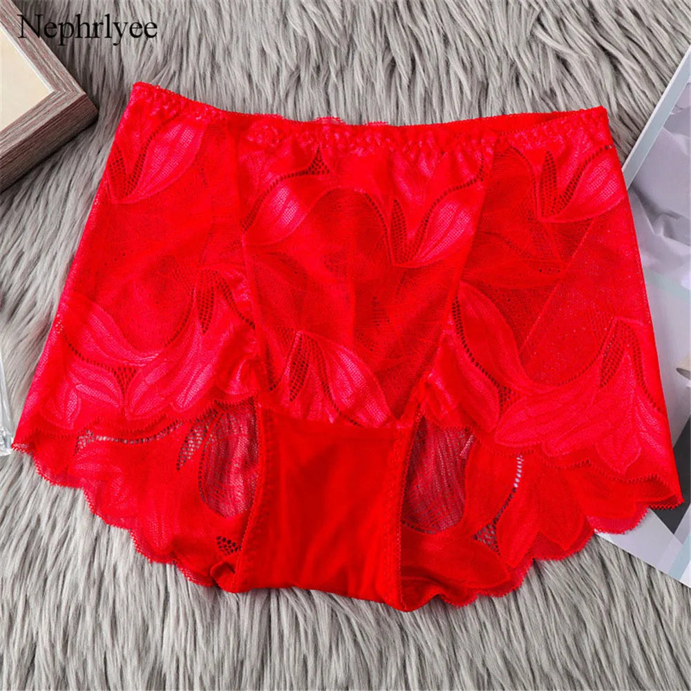 M/XL Women Panties Sexy Lace Underwear Transparent Boyshort Lingerie Female Seamless Briefs Underpants S000538