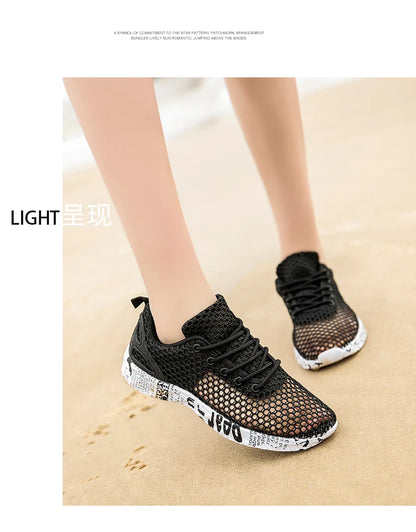 Hight Quality Summer Mens Beach Shoes Outdoor Sandals Air Mesh Sneaker Fashion Women Foam Sport Aqua Footwear Water Light Weight