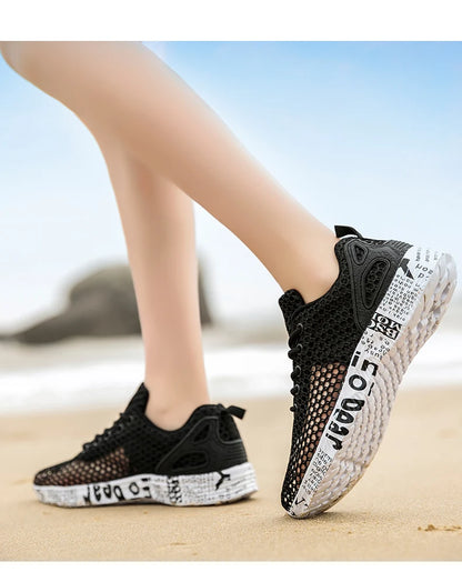 Hight Quality Summer Mens Beach Shoes Outdoor Sandals Air Mesh Sneaker Fashion Women Foam Sport Aqua Footwear Water Light Weight