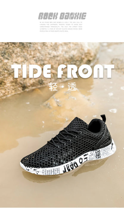 Hight Quality Summer Mens Beach Shoes Outdoor Sandals Air Mesh Sneaker Fashion Women Foam Sport Aqua Footwear Water Light Weight