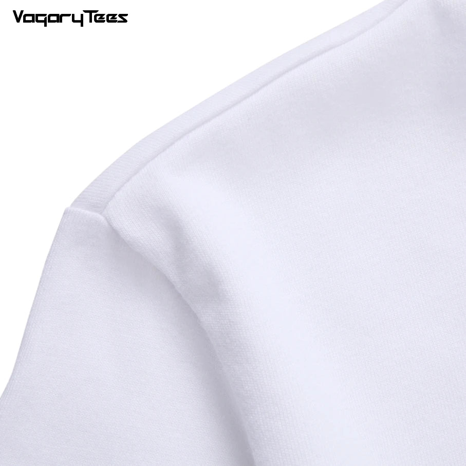 Vagarytees 2022 Cassette tape & Pencil t-shirt homme summer new short t shirt men white casual tshirt unisex streetwear