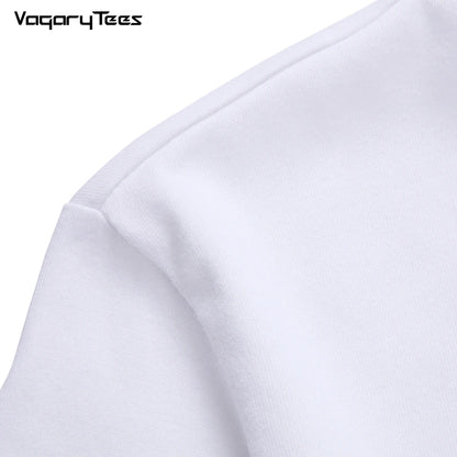 Vagarytees 2022 Cassette tape & Pencil t-shirt homme summer new short t shirt men white casual tshirt unisex streetwear