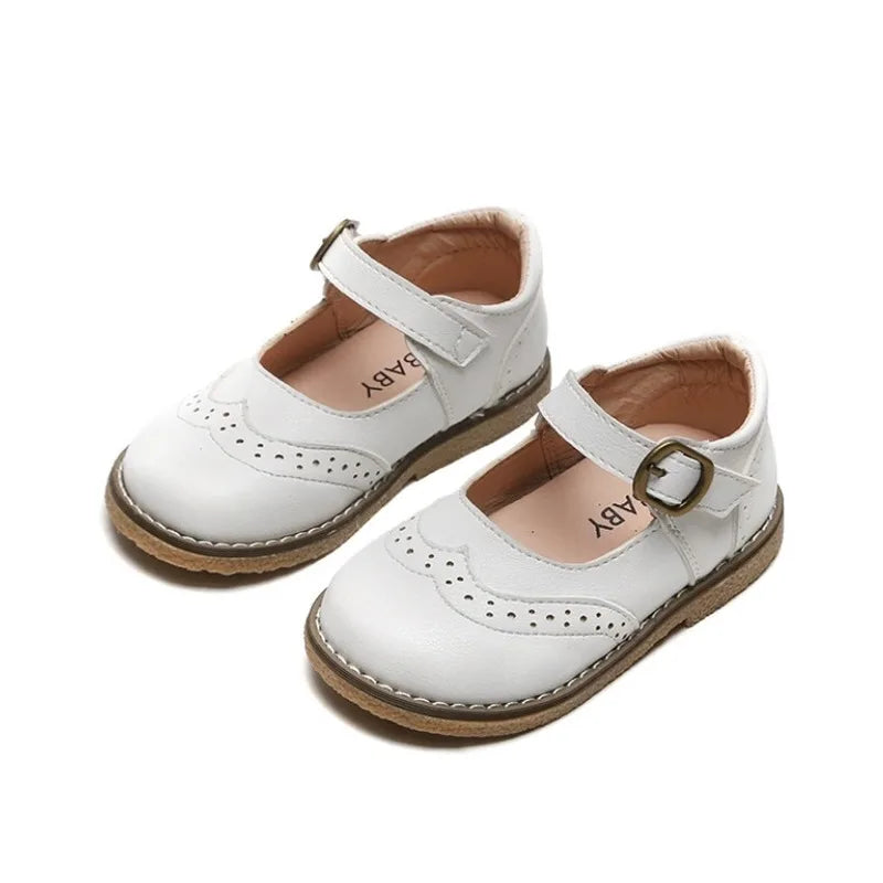 Neueste Frühling Herbst Baby Mädchen Mode Patent Leder Großen Bogen Prinzessin Mary Janes Party Schuhe Einfarbig Student Wohnungen Schuhe