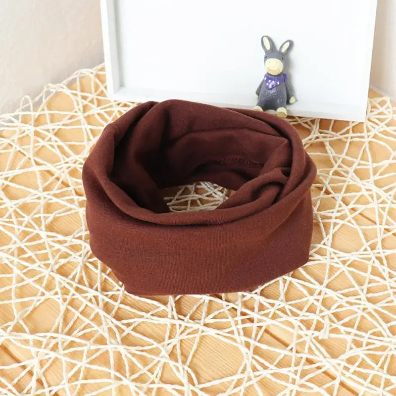 100% Cotton Baby Pullover Bibs Autumn And Winter Collar Neckerchief Children Scarves Kids O Ring Neck Scarf Gaiter For Bbay Kids