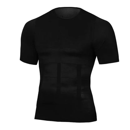 Men's Slimming Shaper Posture Vest Male Tummy Abdomen Corrector Compression Body Modeling Fat Burner Chest Tummy Shirt Corset