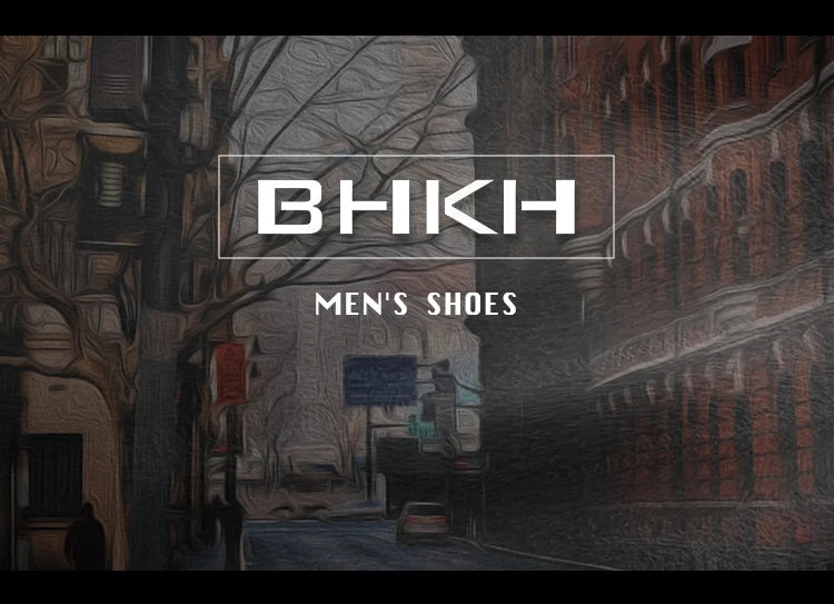 BHKH 2024 Breathable Knitted Mesh Casual Shoes Lightweight Smart Casual Shoes Office Work Footwear Men Shoes