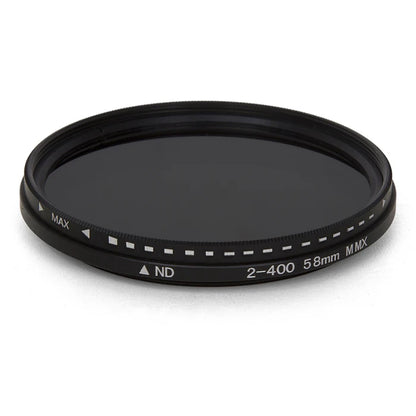 Adjustable Fader Variable ND Filter ND2 to ND400 Neutral Density for Camera Lens filtro nd 37/43/46/49/52/55/58/62/67/72/77/82mm