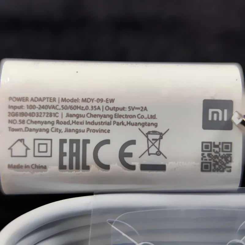 Original Xiaomi Charger EU 5V 2A Power adapter Micro USB Cable For Redmi 7A 6A 4A 4X 5 5A 5 plus s2 Note 6 pro Mi a2 lite