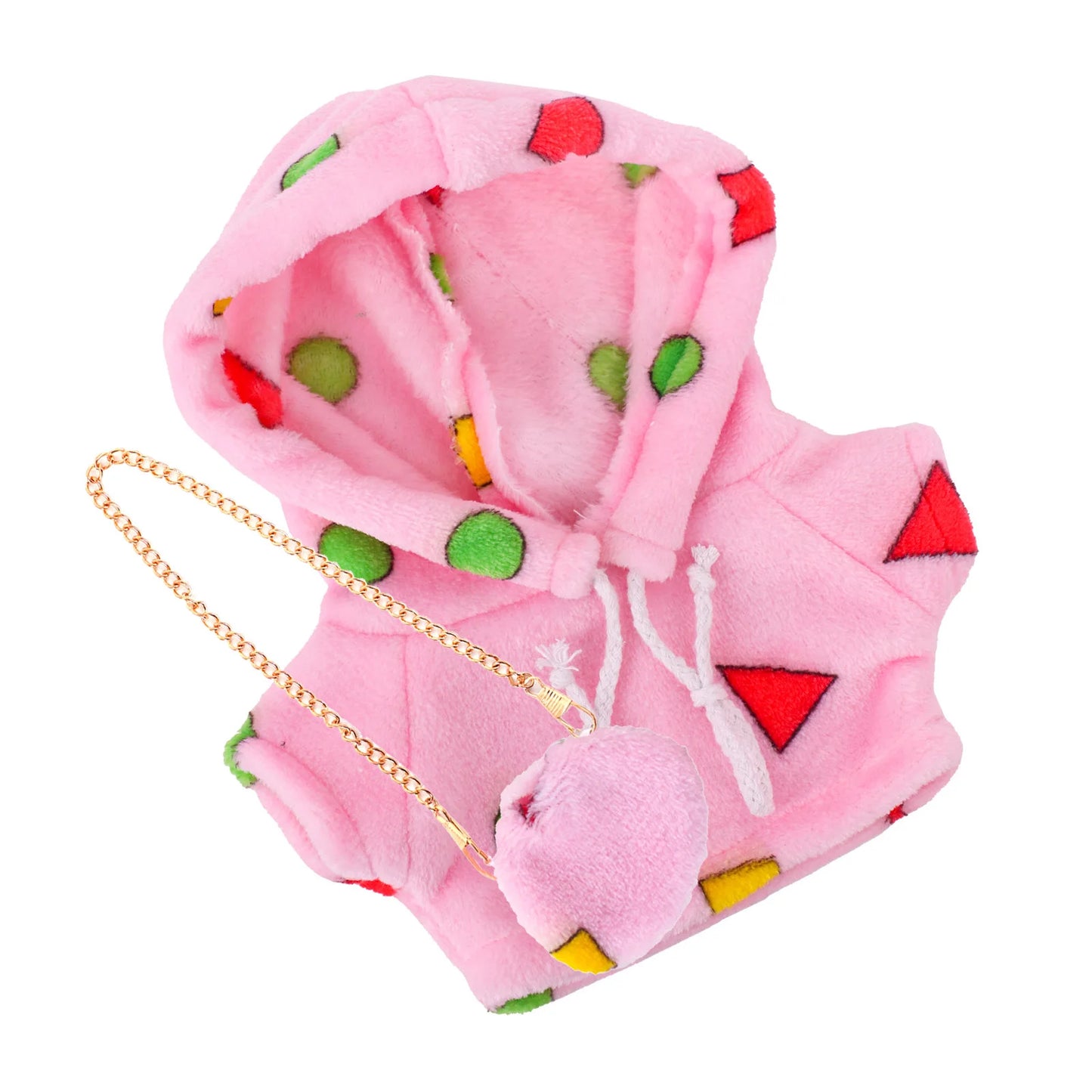 2pcs Kawaii Cartoon Lalafanfan Duck Clothes Sweater+Bag Hoodie For 30cm Duck Clothes Lalafanfan Clothes Plush Stuffed Toy Girl`s