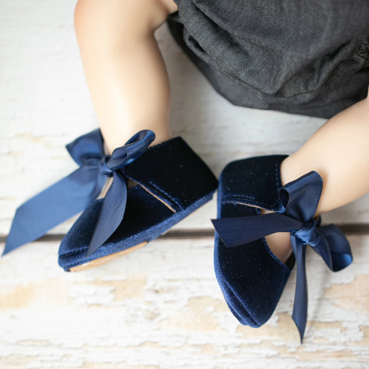 Baby Girl Shoes Bowknot Flats Wedding Princess Dress Shoes Ballet Slippers Non-slip Rubber Sole Toddler First Walking Crib Shoes