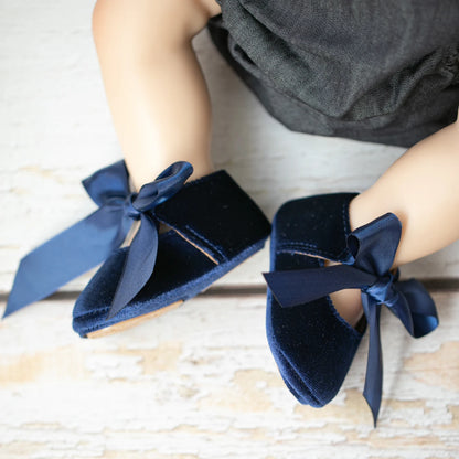 Baby Girl Shoes Bowknot Flats Wedding Princess Dress Shoes Ballet Slippers Non-slip Rubber Sole Toddler First Walking Crib Shoes