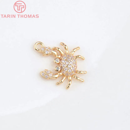 (129) 12x23MM 24K Gold Color Plated Brass Fish Charms Pendants High Quality Jewelry Accessories