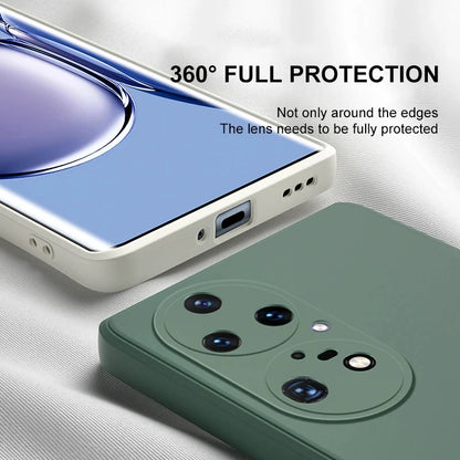 Luxury Liquid Silicone Case For HUAWEI P40 P30 Lite P20 P50 Pro Shockproof Cover For HUAWEI P30 P20 Pro Phone Cases Accessories