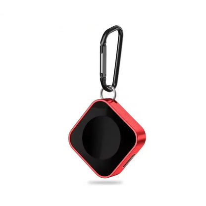 Portable 2 in 1 Magnetic Wireless Charger Key Chain For Apple Watch Series 9 8 7 6 5 4 3 2 SE 8 Pin USB-C Fast Charging Station