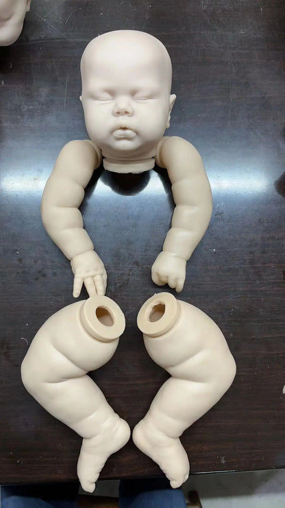 NPK New Arrival 25inch Huge Size Reborn Doll Kit Pickle Fresh Color Soft touch with Cloth Body Unfinished Doll Parts