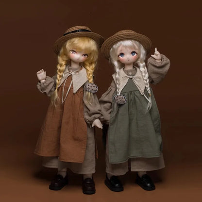 BJD Doll Clothes For 1/6 1/4 1/3 SD MSD MDD YOSD Dress Outfit CD2 Dolls Clothing Accessories(Excluding Doll)