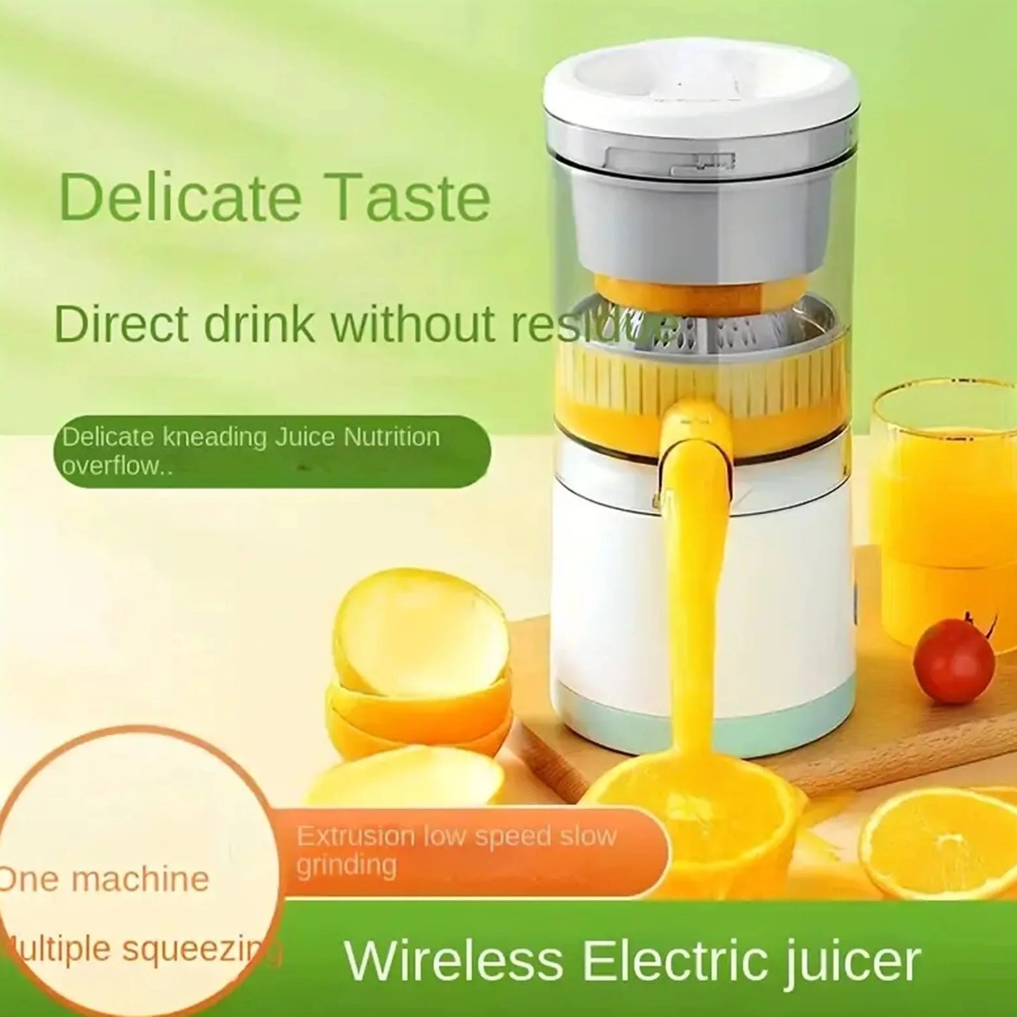 1PC electric juicer orange juice juicer USB rechargeable citrus lemon juicer wireless fruit blender automatic fresh juicer