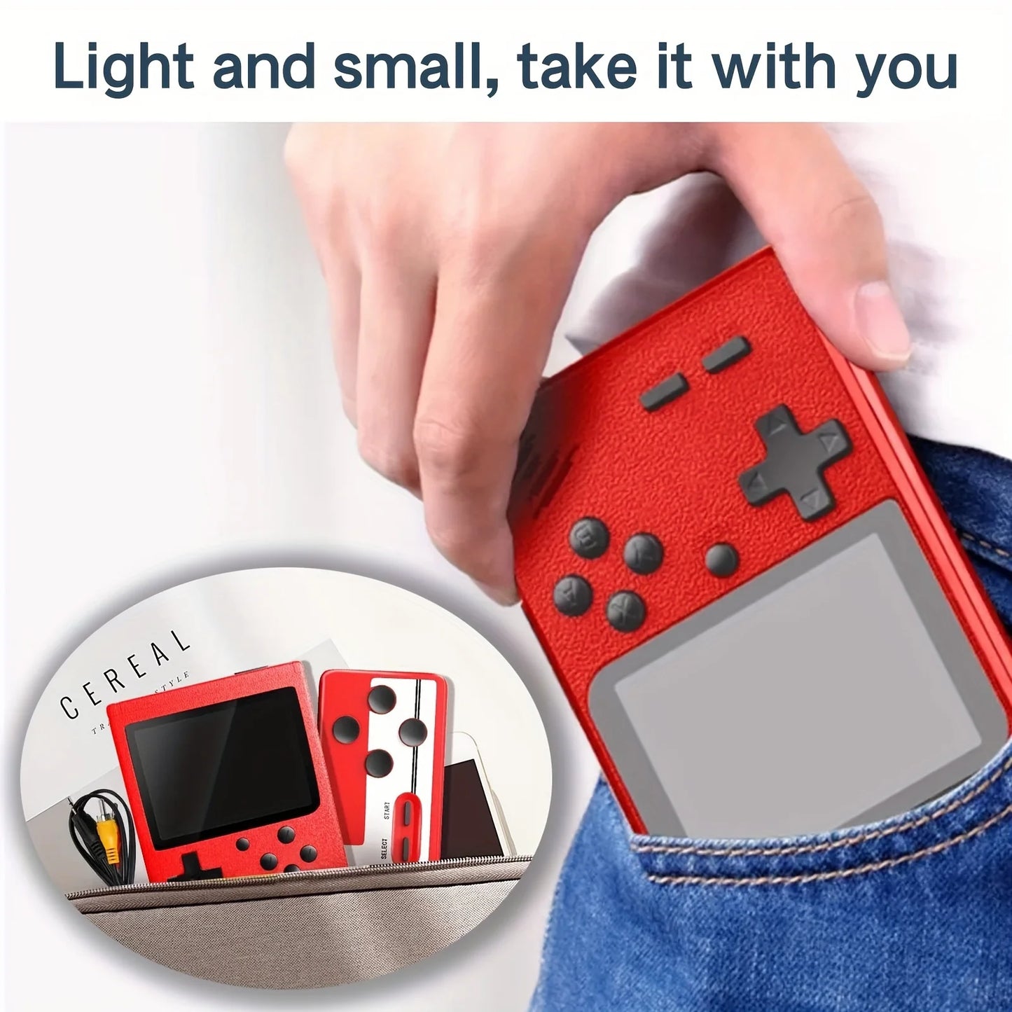 2.4 Inch LCD Screen Retro Video Game Console Built-in 400 In Handheld Portable Pocket Mini Game Console Christmas Gift Christmas