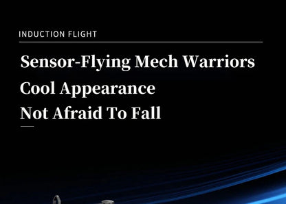 Mech Warrior Toy Energy-Saving Induction Robot Aircraft Mech warrior Induction Flying Remote Control Birthday Gift To Children